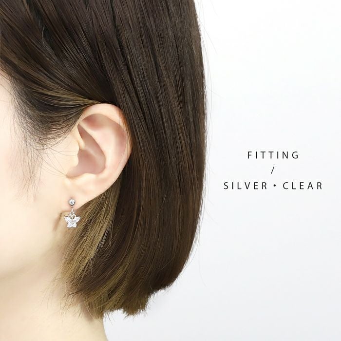 バタフライジュエルチャームラブレットスタッド｜ボディピアス凛【公式】