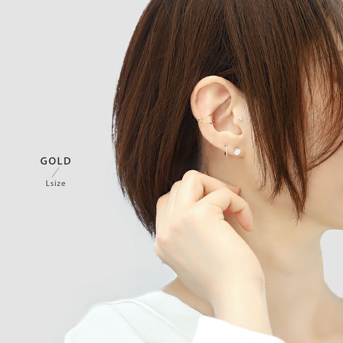 14G 16G 18G 12G キャッチ きらきら 存在感 一粒 ジュエリー アレンジ