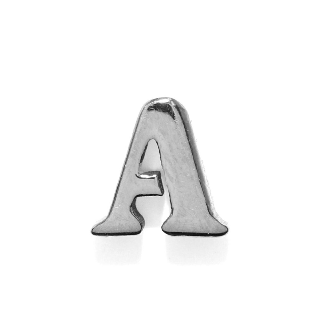 16G 14G 18G 軟骨ピアス アルファベット イニシャル 文字 ストレート