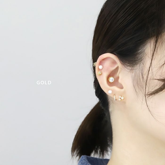 ミニクラウンジュエルピアス｜ボディピアス凛【公式】