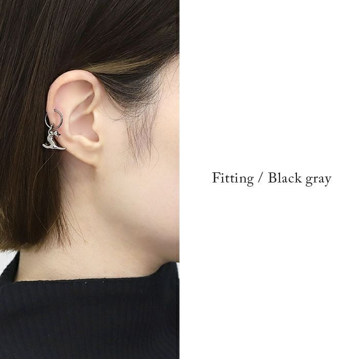 猫 ネコ ねこ 軟骨ピアス 16G ボディピアス 14G 18G チャーム パーツ