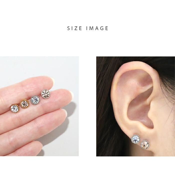 軟骨ピアス 14G 16G ボディピアス ジュエル クリア オレンジ