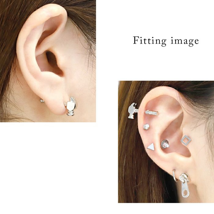 ネイルハンマーピアス（トンカチ・金槌）｜ボディピアス凛【公式】