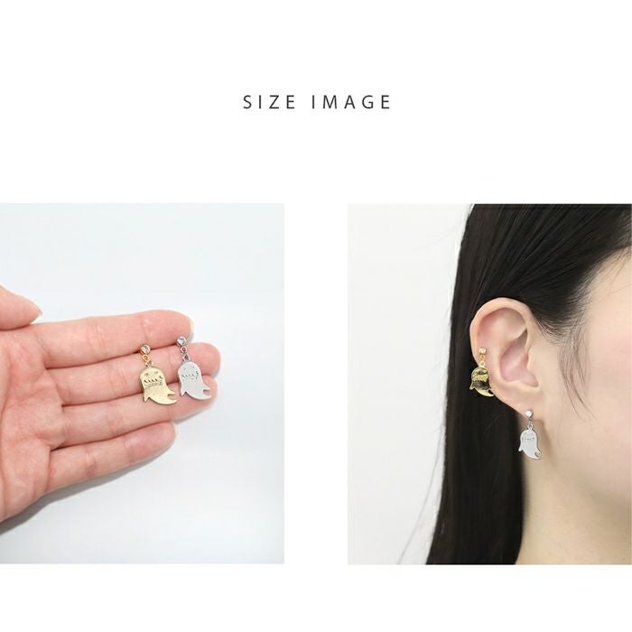 ゴーストチャームピアス ボディピアス 14G ボディピアス 16G 軟骨