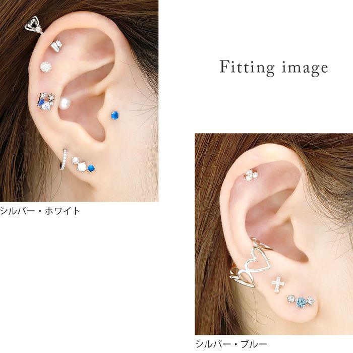 トリプルビジューピアス｜ボディピアス凛【公式】