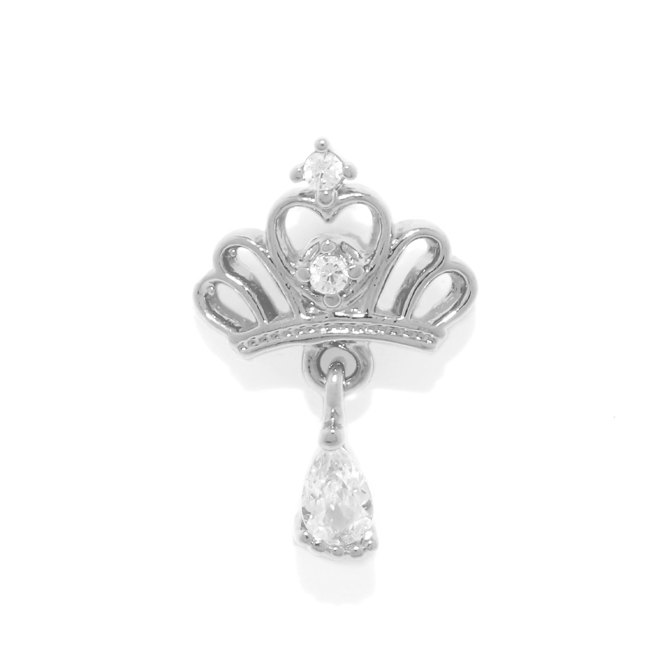 プリンセスティアラピアス ボディピアス 16G 軟骨ピアス クラウン