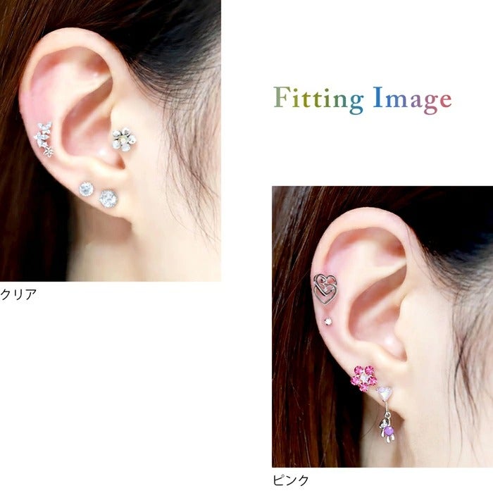 ジュエルフラワーキャッチセットの通販|ボディピアス 凛【公式】