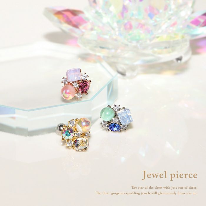 キューブビジュージュエルピアスの通販|ボディピアス 凛【公式】
