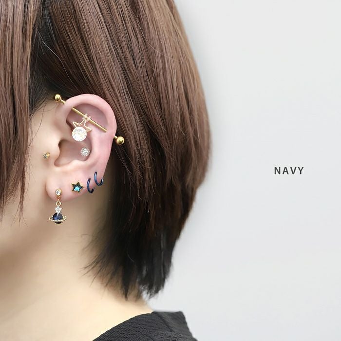 カラフル惑星チャームピアス｜ボディピアス凛【公式】