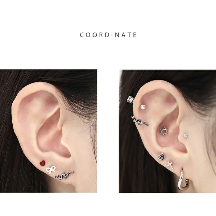 蛇行ヘビピアス｜ボディピアス凛【公式】