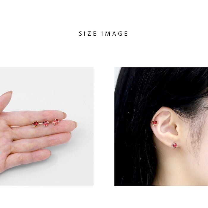 ピアス 惑星 ハート プラネット ボディピアス 16G 軟骨ピアス かわいい