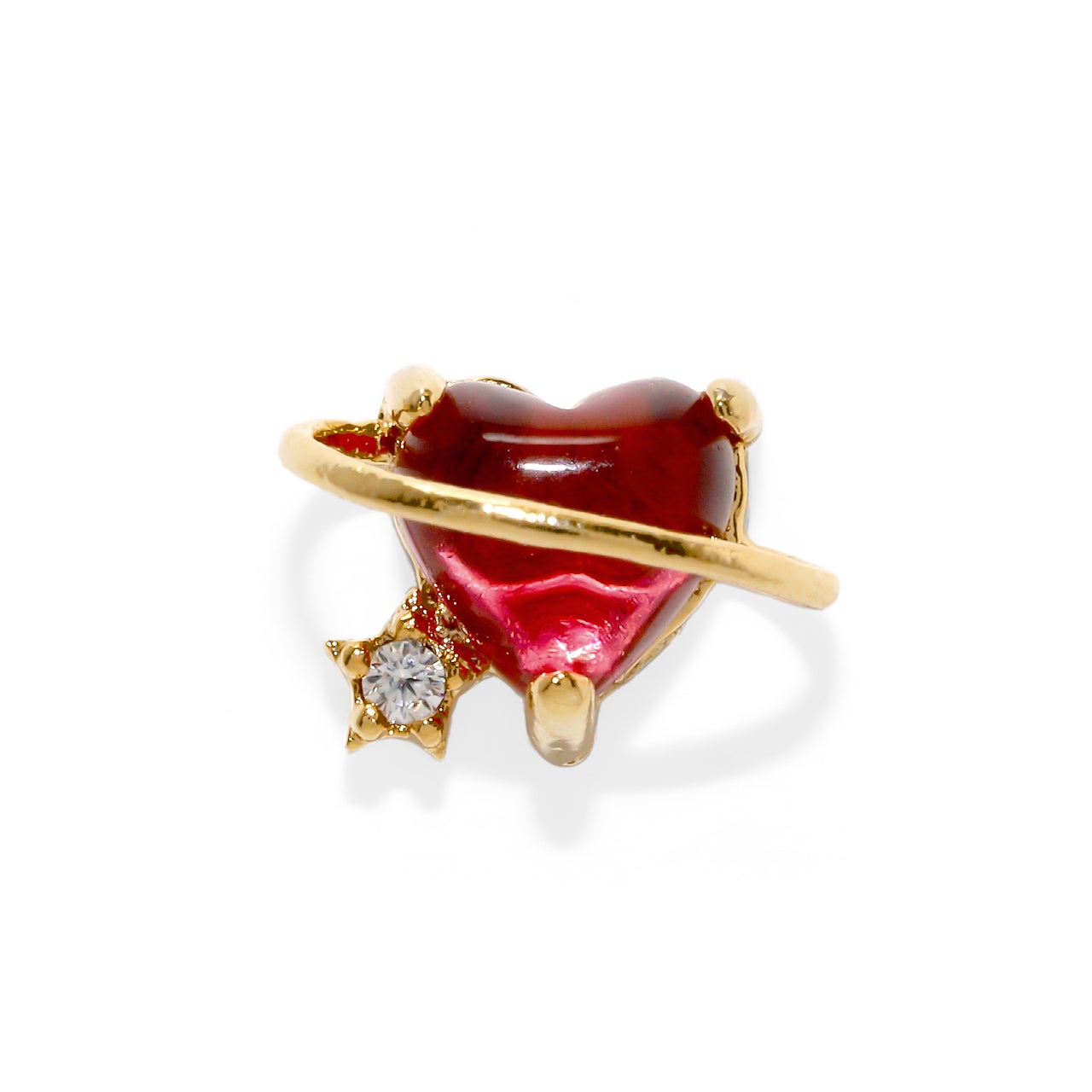 ピアス 惑星 ハート プラネット ボディピアス 16G 軟骨ピアス かわいい
