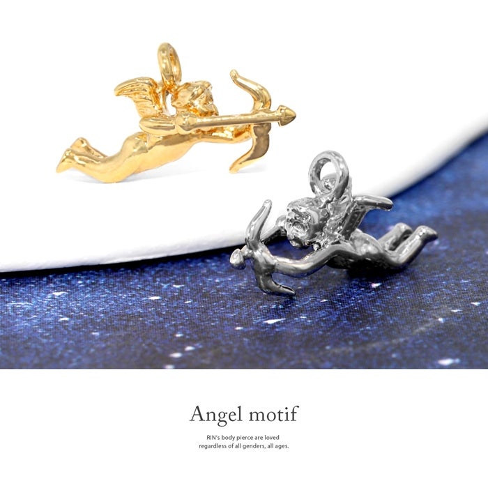 チャーム 天使 エンジェル キューピッド ボディピアス 14G 16G 18G