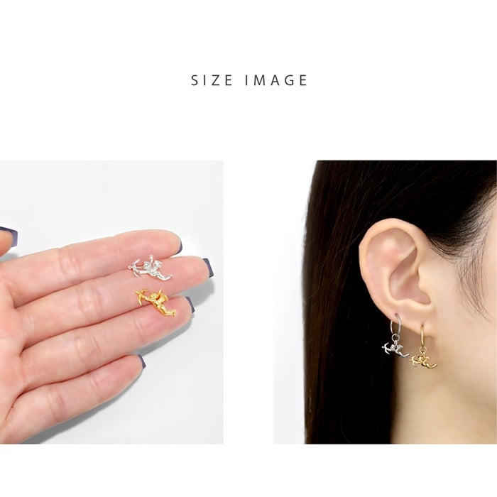 チャーム 天使 エンジェル キューピッド ボディピアス 14G 16G 18G