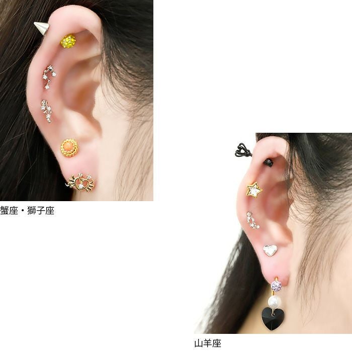 ビンゴブラザーズ　シルバー×24Kピアス-星ラージサイズ　　右左セット ビンゴブラザーズ シルバー×24K-星 イーグルピアス ラージサイズ