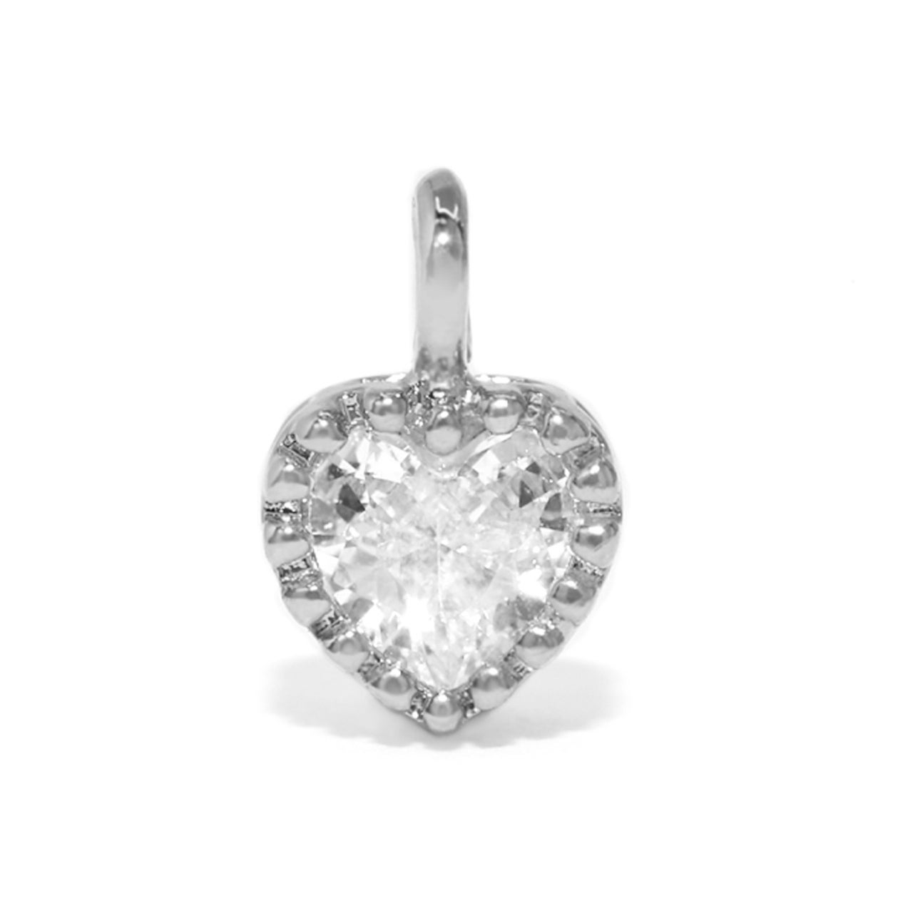 ハートCZジュエルチャーム（14G16G18G対応）｜ボディピアス凛【公式】