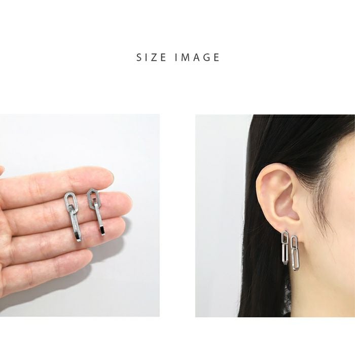 ヘキサゴン＆サークルチャームピアス｜ボディピアス凛【公式】