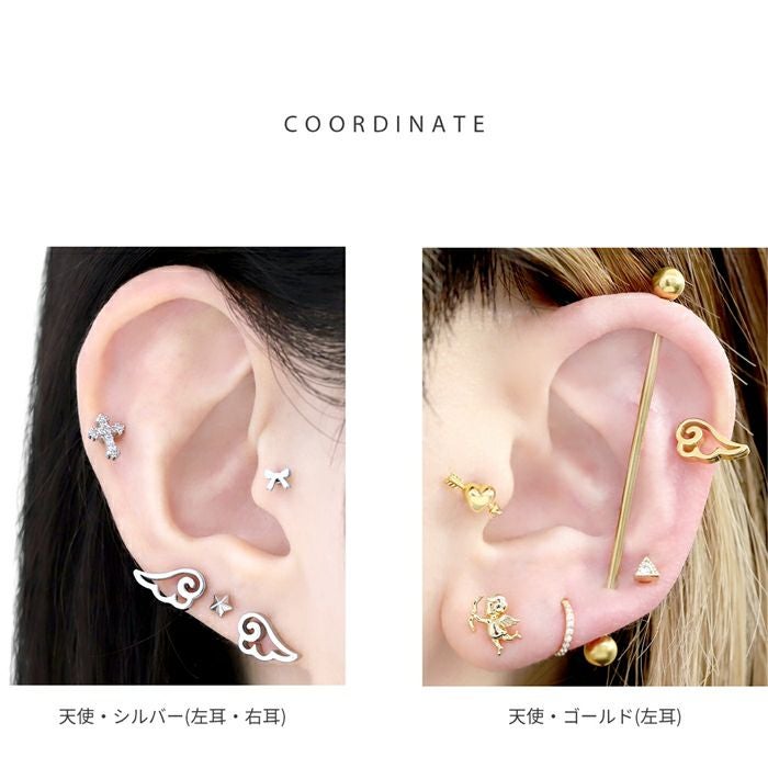 天使の羽ピアスの通販｜【ボディピアス 凛】公式