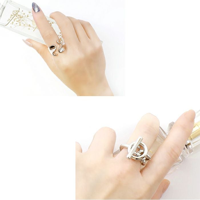 アクセサリー シルバー オープンリング 指輪 リング0002 | ボディピアス 凛