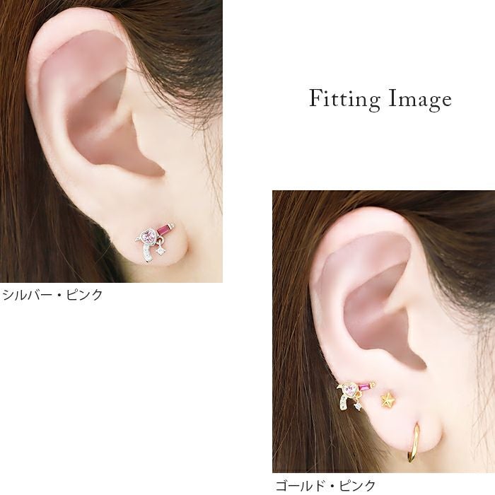 ハートジュエルピストルピアス｜ボディピアス凛【公式】