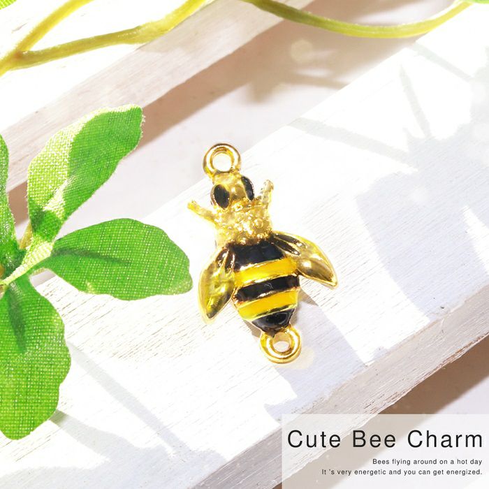 14G 16G 18G 蜂 みつばち チャーム 片耳用 チャーム0216 | ボディピアス 凛