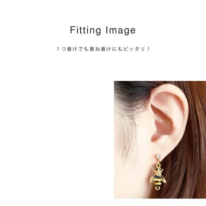 14G 16G 18G 蜂 みつばち チャーム 片耳用 チャーム0216 | ボディピアス 凛