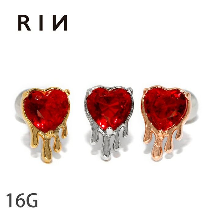 ドロドロメルトハートピアスの通販|ボディピアス 凛【公式】