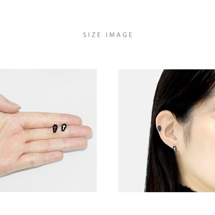 十字架棺モチーフキャッチ｜ボディピアス凛【公式】