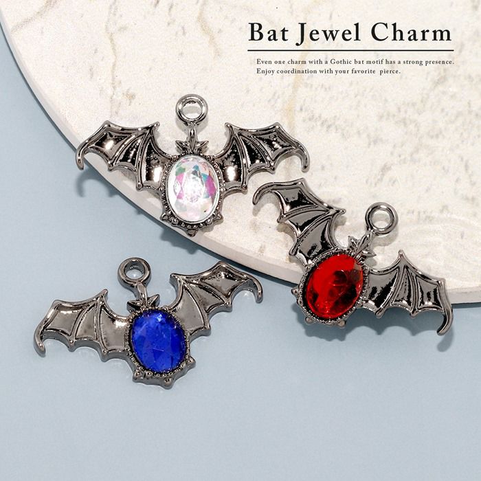 カラージュエルコウモリチャーム｜ボディピアス凛【公式】