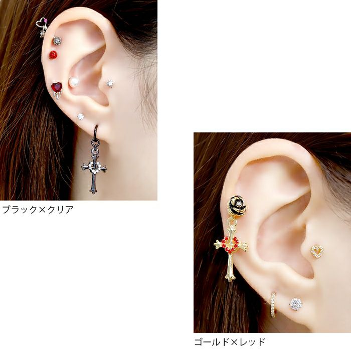 チャーム 14G 16G 18G クロス 十字架 チャーム0226【260219】 | ボディ