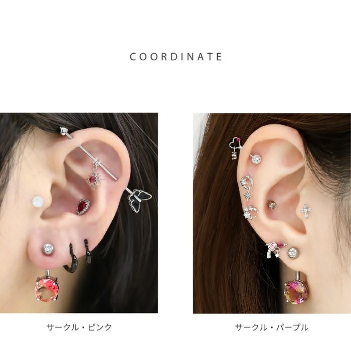 グラデーションジュエルへそピアスの通販｜【ボディピアス 凛】