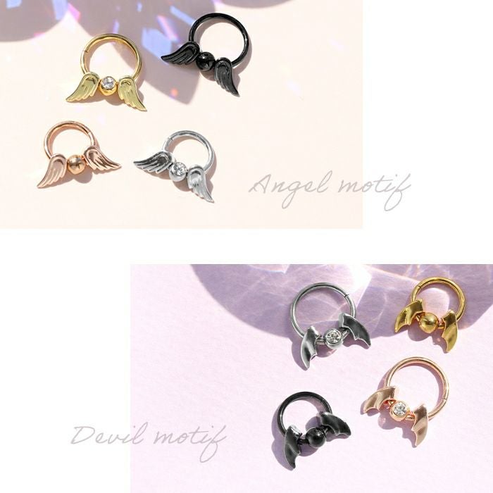 天使と悪魔の羽CBRセット｜ボディピアス凛【公式】