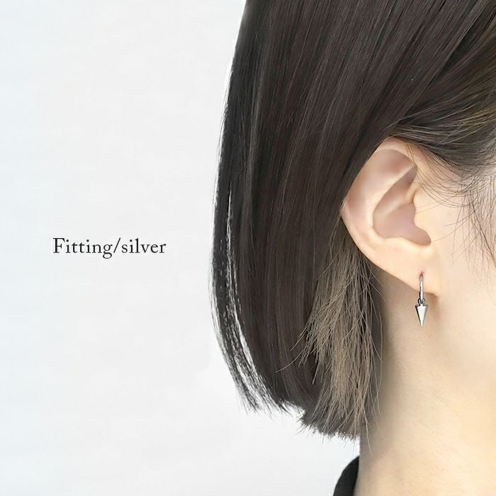 16G 18G チャーム コーン スパイク シルバー メタリック cone ボディ