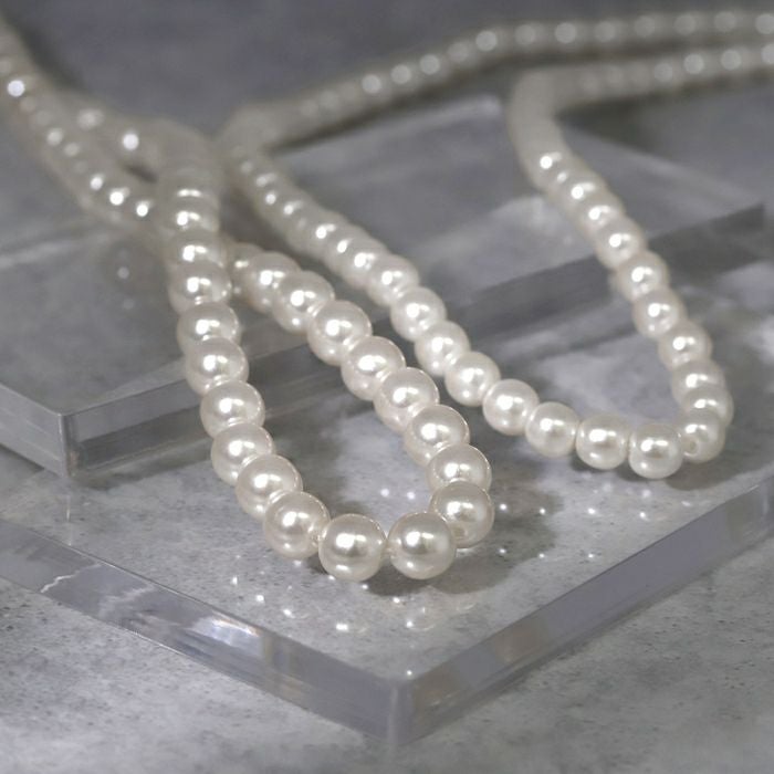 ネックレス パール 真珠 上品 6mm 7mm キレイ 冠婚葬祭 フォーマル
