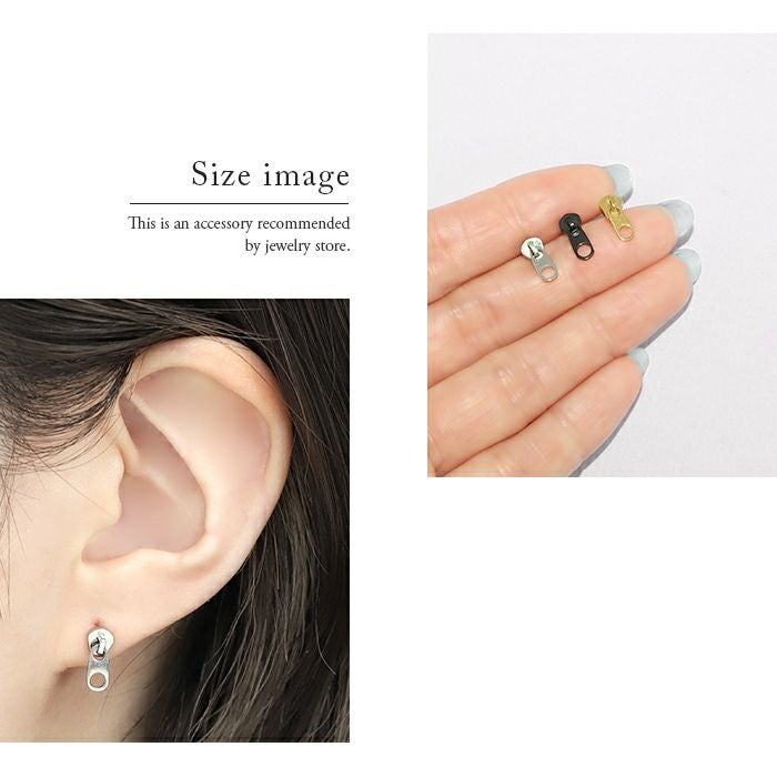 ジッパーピアス（PVD金アレ対応）｜ボディピアス凛【公式】