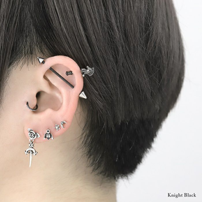 チェスの駒モチーフピアス｜ボディピアス凛【公式】