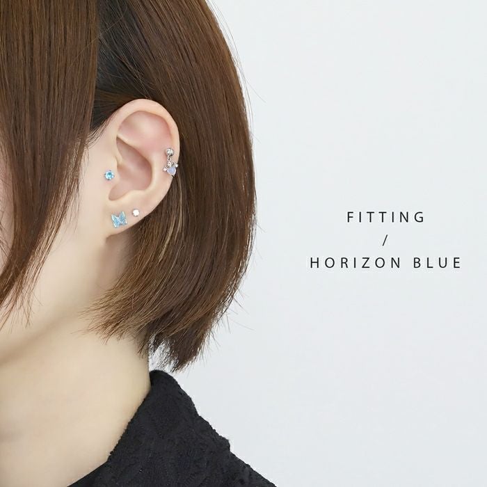 クリアアクリルバタフライピアス｜ボディピアス凛【公式】