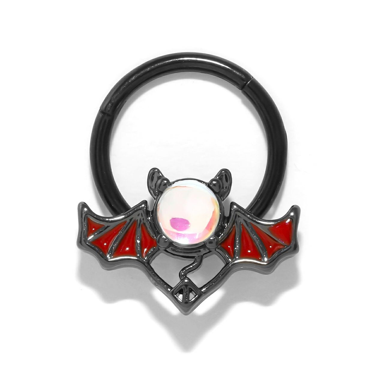 天使と悪魔のワンタッチリングピアス｜ボディピアス凛【公式】