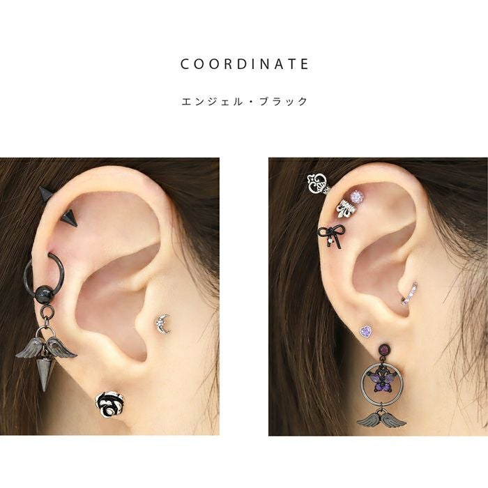 14G 16G 18G チャーム エンジェル デビル 天使の翼 悪魔の翼