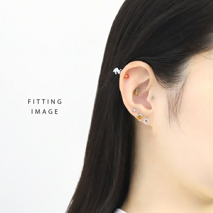 十二支動物カラージュエルピアス｜ボディピアス凛【公式】