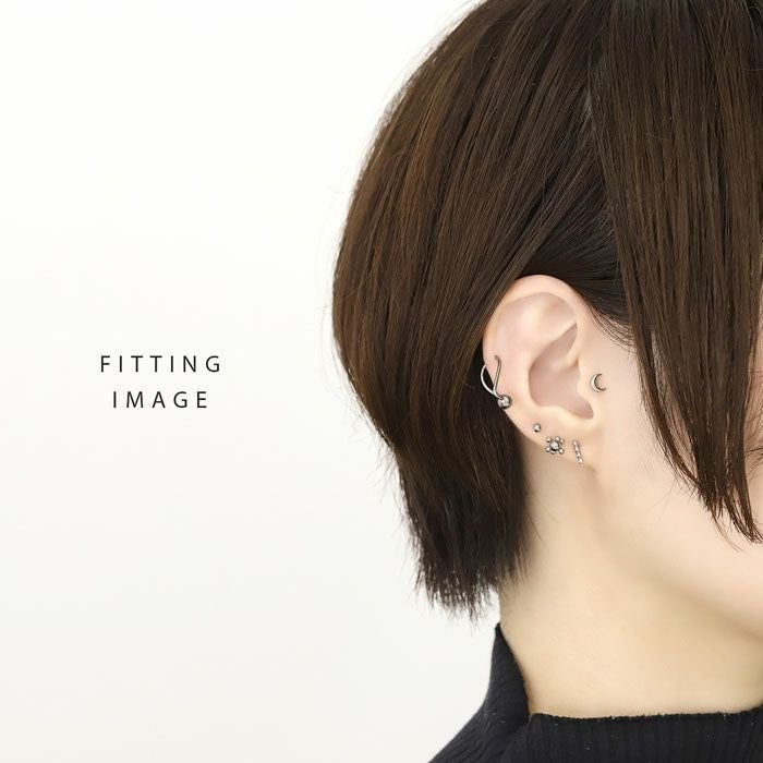 メタリック小粒ボールバーピアス｜ボディピアス凛【公式】