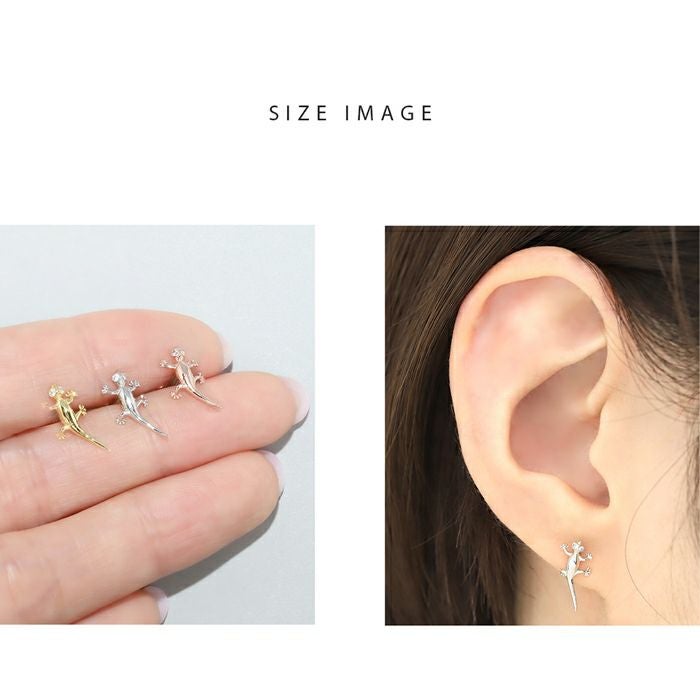 ジュエル付きミニトカゲピアス｜ボディピアス凛【公式】