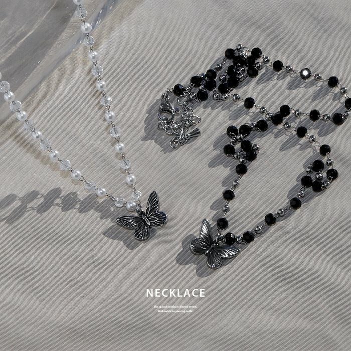 蝶ビーズネックレス｜ボディピアス凛【公式】