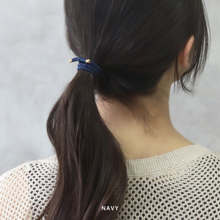 ヘアアクセサリー ゴム セット ロープ風 ナチュラル カジュアル