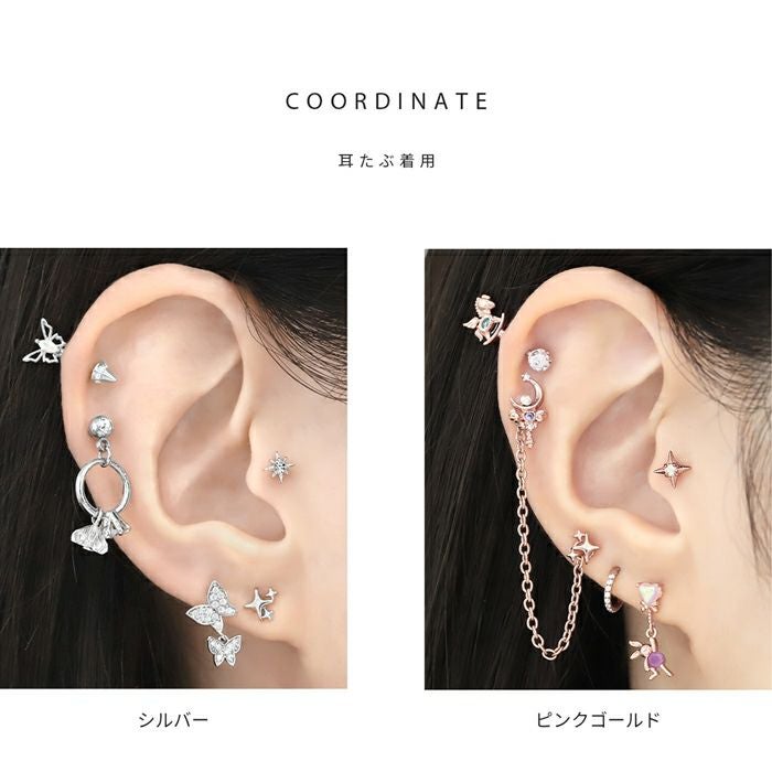 キラキラスターピアス｜ボディピアス凛【公式】