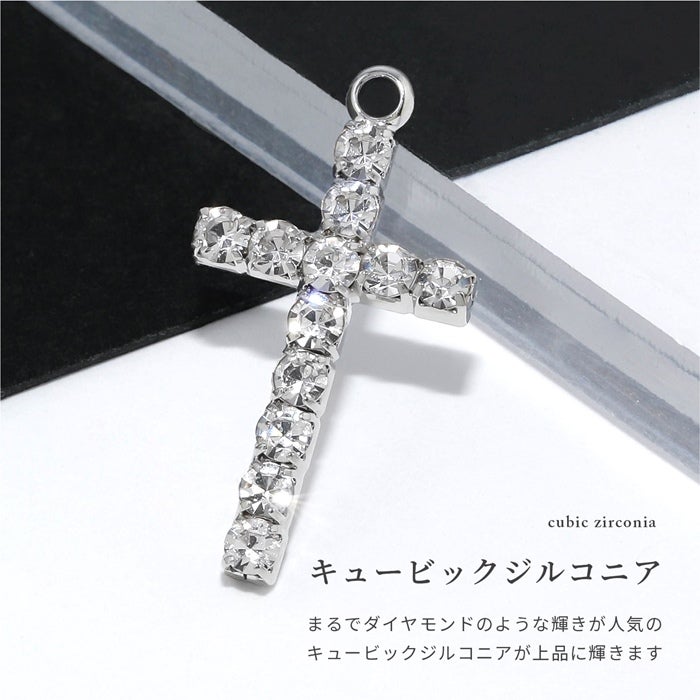 CZジュエルクロスチャーム｜ボディピアス凛【公式】