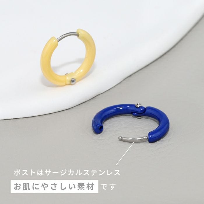 セラミックワンタッチフープピアス｜ボディピアス凛【公式】