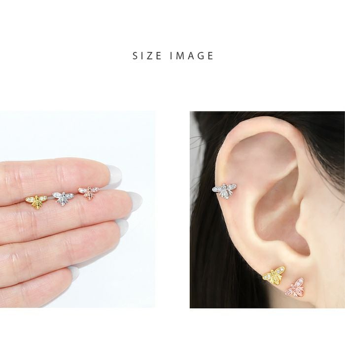 4ジュエルハチピアス｜ボディピアス凛【公式】