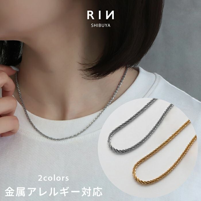 クリスクロスチェーンネックレス｜ボディピアス凛【公式】