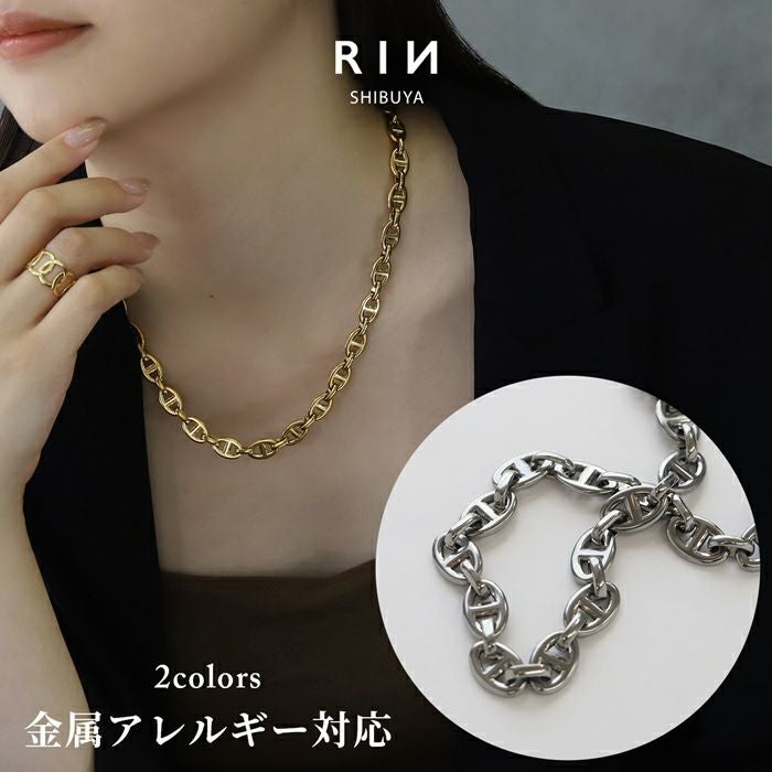 アンカーチェーンネックレス｜ボディピアス凛【公式】